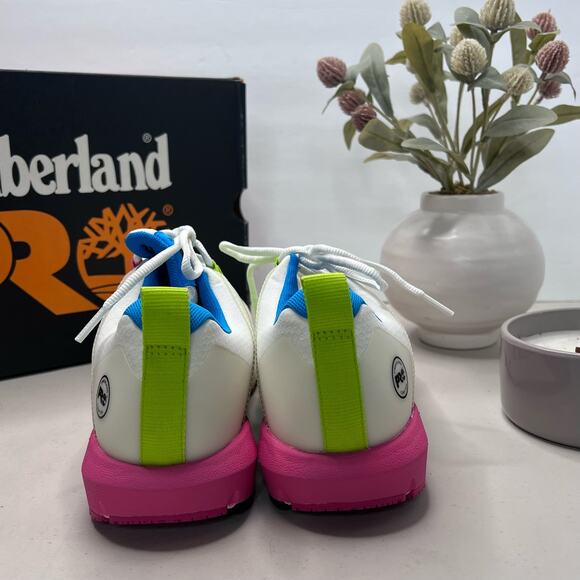 Timberland PRO Radius Composite Toe Industrial Work Shoe White Women 9.5M - Picture 2 of 11